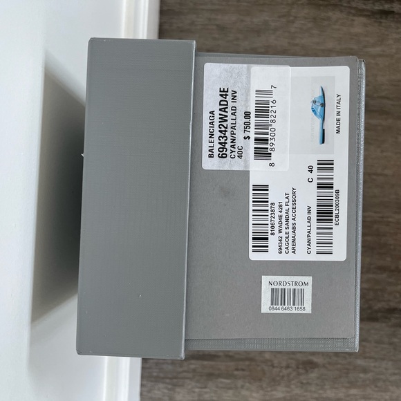 EUC Balenciaga Cagole Open Toe Sandals in Cyan - Picture 5 of 6